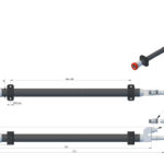 ROV Zero-thrust Cavitation Cleaning Lance (Max. 80 LPM at 300 bar)