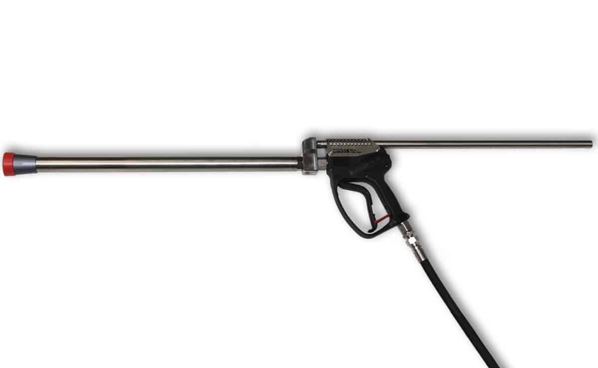 Zero-Thrust Long Cavitation Cleaning gun (Max. 80 LPM at 560 bar)
