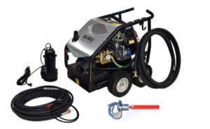 Semi PRO kit with DR200 drill and Petrol High Pressure Unit (30 LPM at 280 bar)