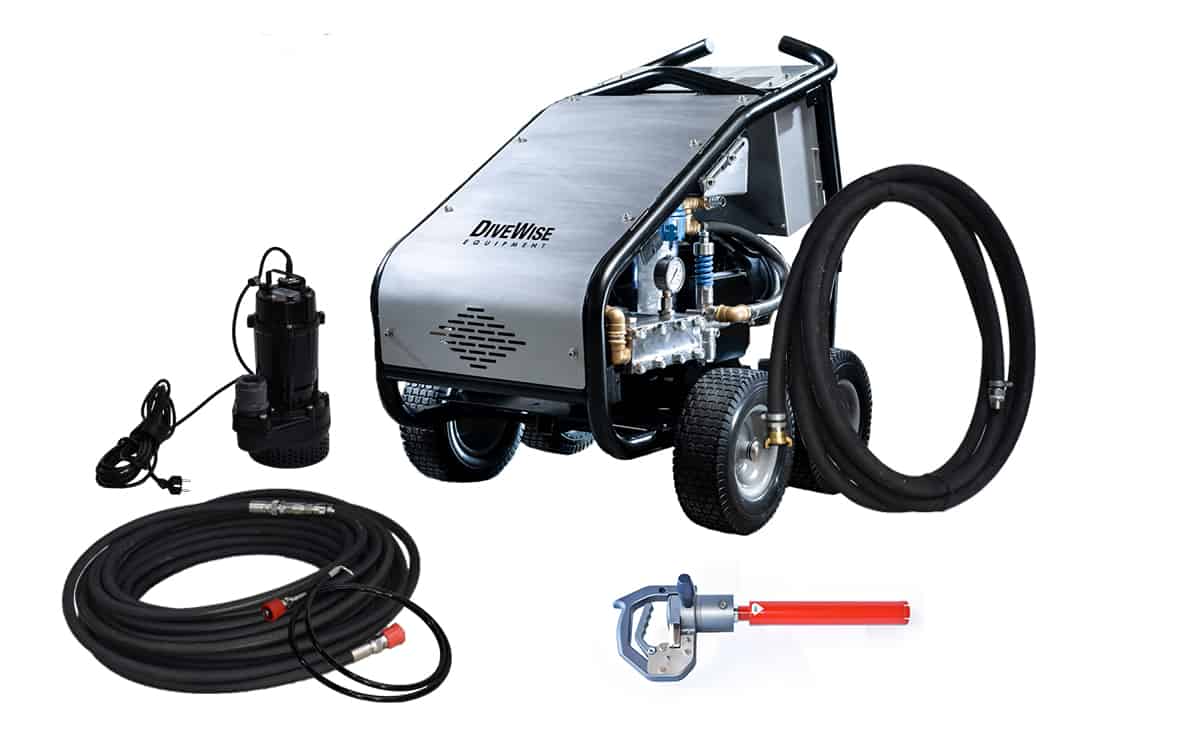 Offshore PRO kit with DR200 drill and Electric High Pressure Unit (31 LPM at 300 bar)