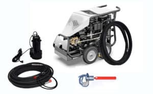 Semi PRO kit with DR200 drill and Diesel High Pressure Unit (30 LPM at 280 bar)